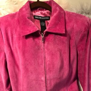 Pink Suede Jacket